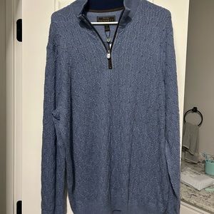 Blue mens sweater